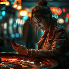 Smartphone တွင် robet777 APP ဖွင့်ကာ Slots နှင့် Live Casino ကစားနေသည့် မြင်ကွင်း